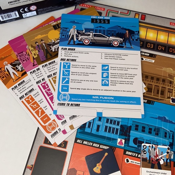 Back To The Future Dice Through Time Board Game - Picture 4 of 7